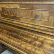 1909 RARE 4 pedal CROWN orchestral piano. Burled walnut - Upright - Studio Pianos